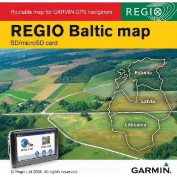 Regio Baltikumi teed MapSource